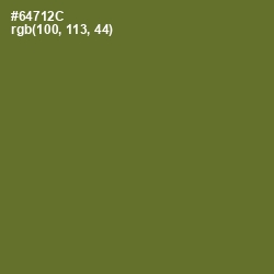 #64712C - Fern Frond Color Image