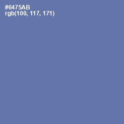 #6475AB - Deluge Color Image
