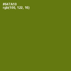#647A10 - Olivetone Color Image