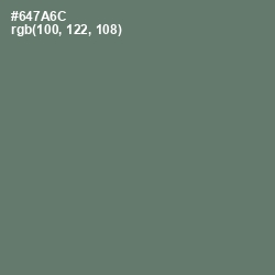 #647A6C - Corduroy Color Image