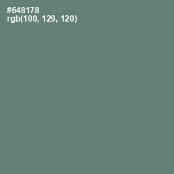 #648178 - Viridian Green Color Image