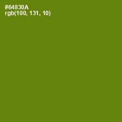 #64830A - Trendy Green Color Image