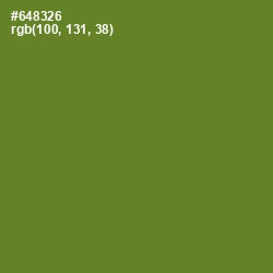 #648326 - Olive Drab Color Image