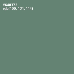 #648372 - Viridian Green Color Image