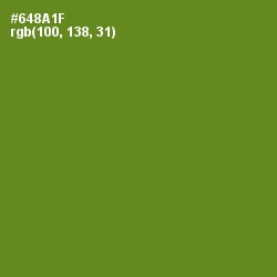 #648A1F - Trendy Green Color Image