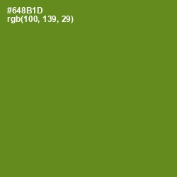 #648B1D - Trendy Green Color Image