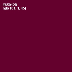 #65012D - Black Rose Color Image
