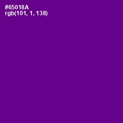 #65018A - Purple Color Image