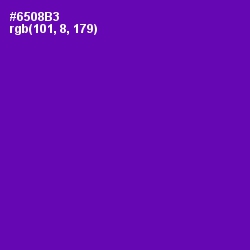 #6508B3 - Purple Color Image