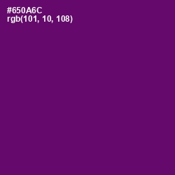 #650A6C - Honey Flower Color Image