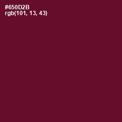 #650D2B - Black Rose Color Image
