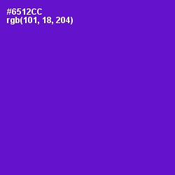 #6512CC - Purple Heart Color Image