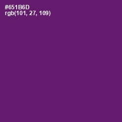 #651B6D - Honey Flower Color Image