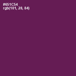 #651C54 - Pompadour Color Image