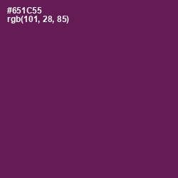 #651C55 - Pompadour Color Image