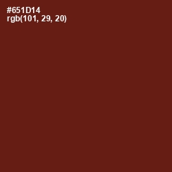 #651D14 - Cherrywood Color Image