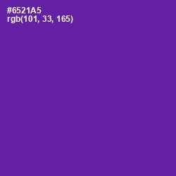 #6521A5 - Royal Purple Color Image