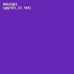 #6525B5 - Royal Purple Color Image