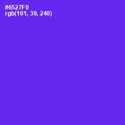 #6527F0 - Purple Heart Color Image