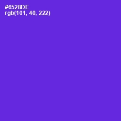 #6528DE - Purple Heart Color Image