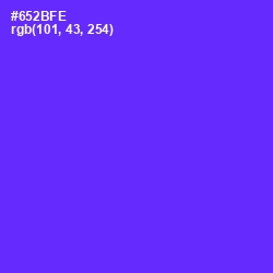 #652BFE - Purple Heart Color Image