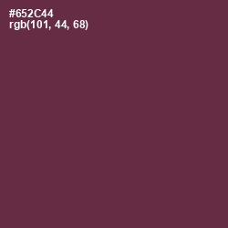 #652C44 - Tawny Port Color Image