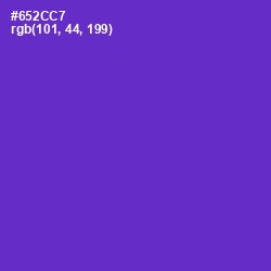 #652CC7 - Purple Heart Color Image