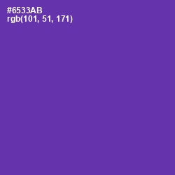 #6533AB - Royal Purple Color Image