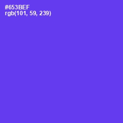 #653BEF - Purple Heart Color Image