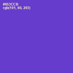 #653CCB - Purple Heart Color Image