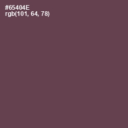#65404E - Eggplant Color Image