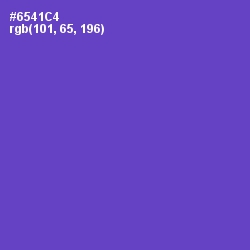 #6541C4 - Fuchsia Blue Color Image