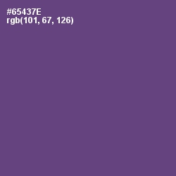 #65437E - Smoky Color Image