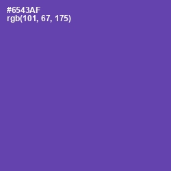 #6543AF - Studio Color Image