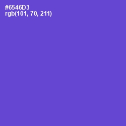 #6546D3 - Fuchsia Blue Color Image