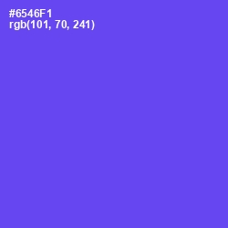 #6546F1 - Royal Blue Color Image