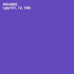 #6548BE - Blue Violet Color Image