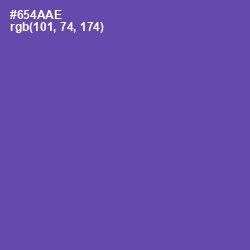 #654AAE - Studio Color Image