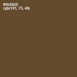 #654B2E - Spice Color Image