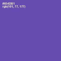 #654DB1 - Blue Violet Color Image