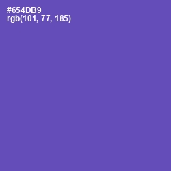 #654DB9 - Blue Violet Color Image