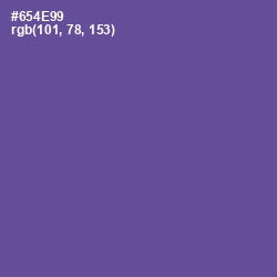 #654E99 - Butterfly Bush Color Image