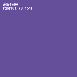 #654E9A - Butterfly Bush Color Image