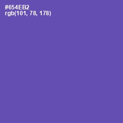 #654EB2 - Blue Violet Color Image