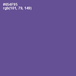 #654F95 - Butterfly Bush Color Image