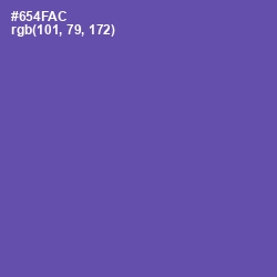 #654FAC - Blue Violet Color Image