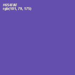 #654FAF - Blue Violet Color Image