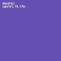 #654FB3 - Blue Violet Color Image