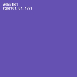 #6551B1 - Blue Violet Color Image