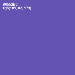 #6552B3 - Blue Violet Color Image